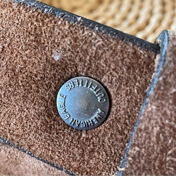 American Eagle Outfitters Men's Brown Leather Belt Size 39” - Picture 2 of 14